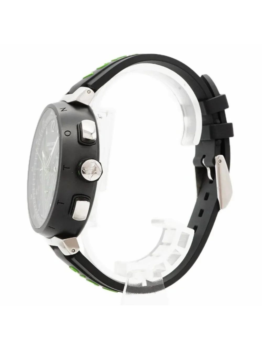 Louis Vuitton Tambour Damier Graphite Lace Black Dial Watch